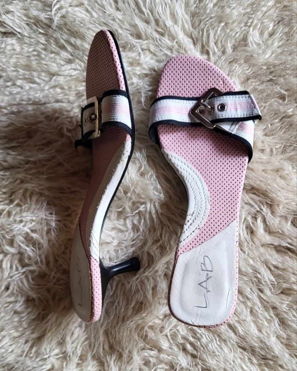 Pink kitten heel. Size 39
