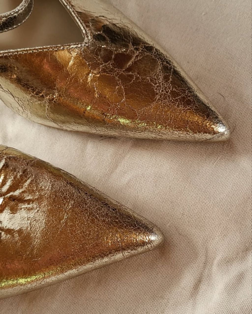 Silver mules. Size 37/38