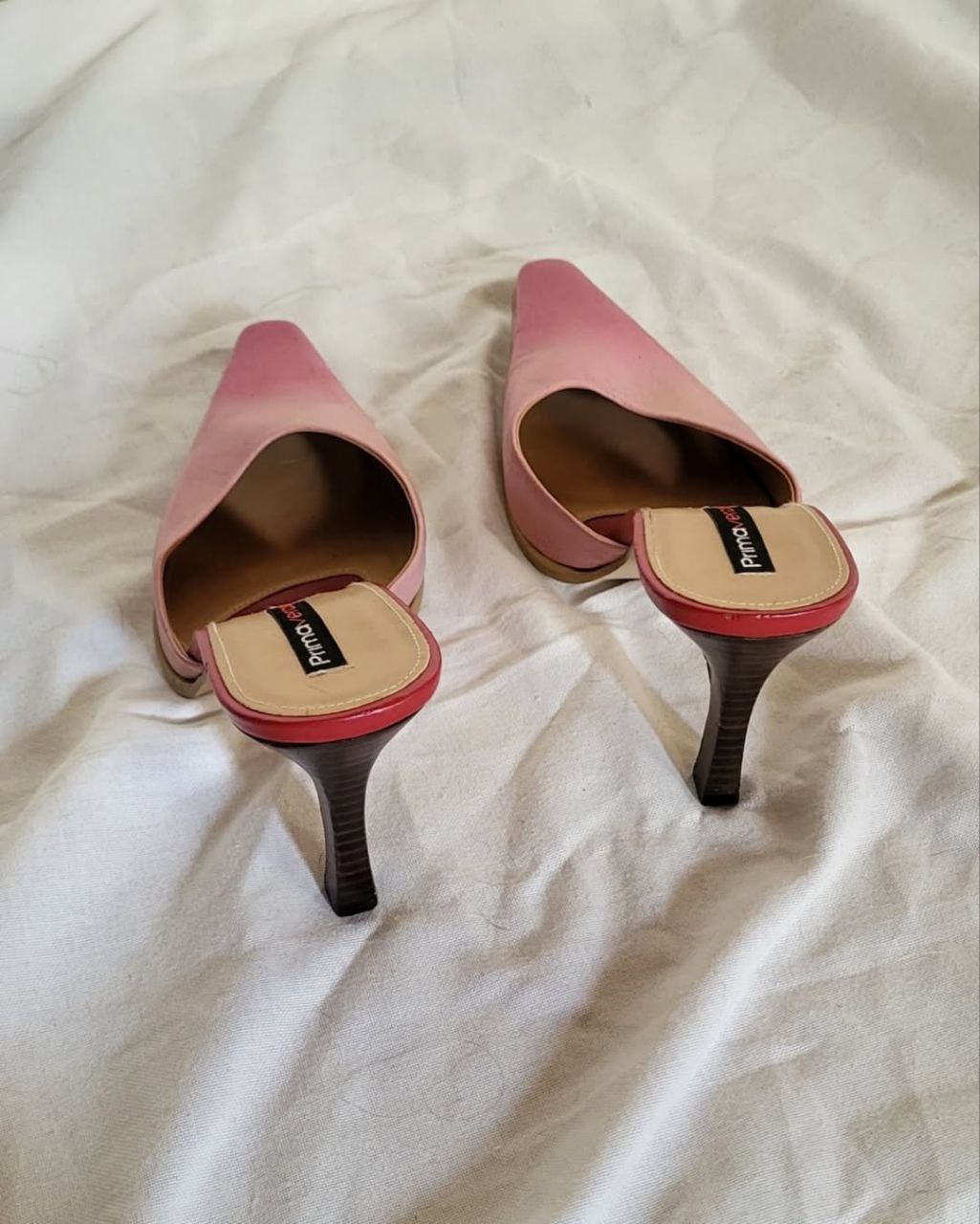 Pink mules. Size 37