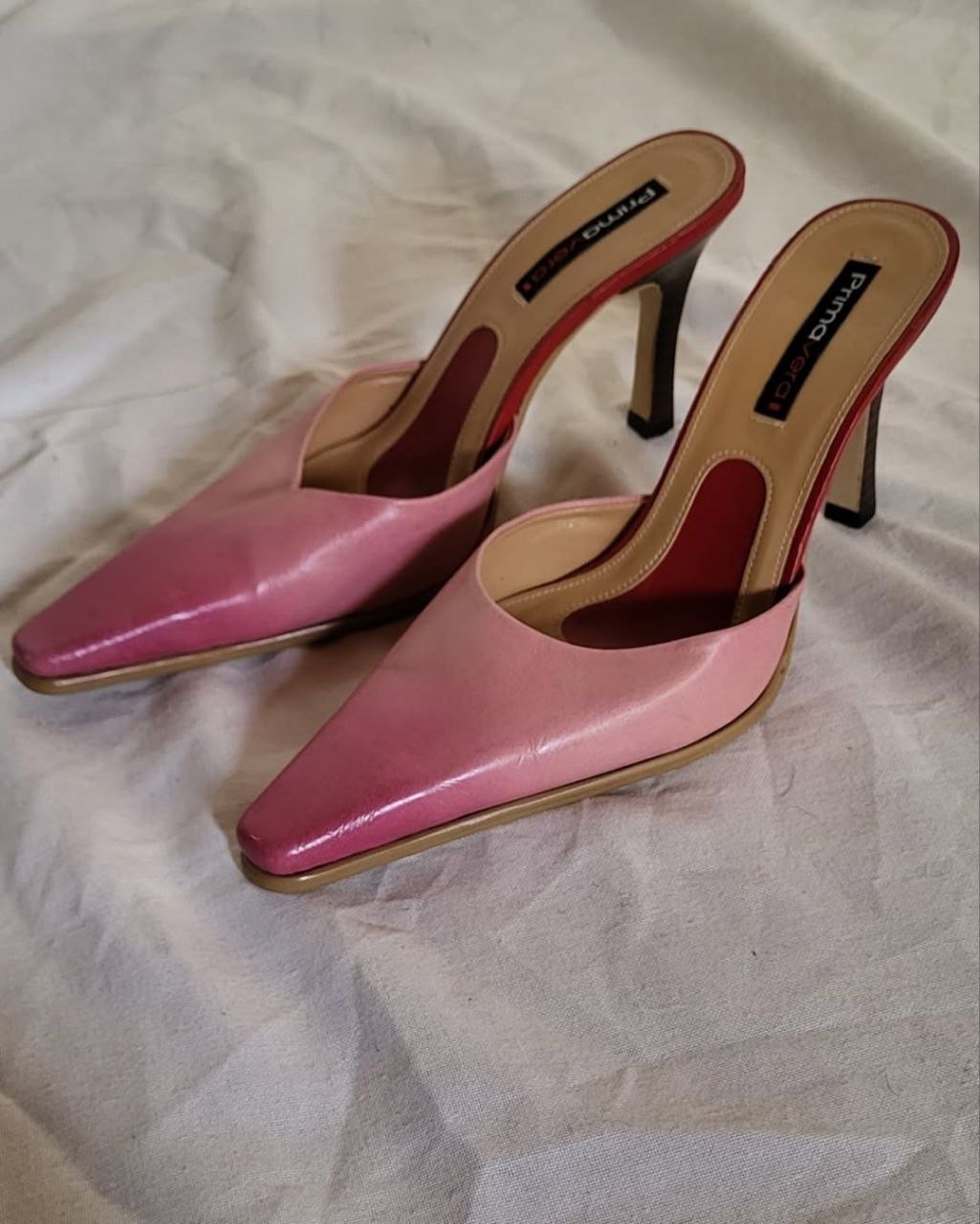 Pink mules. Size 37