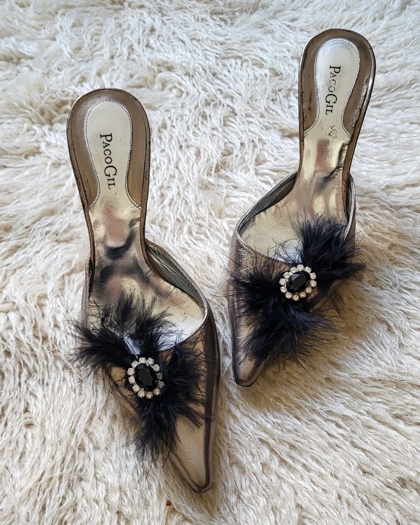 Feather mules. Size 37.5