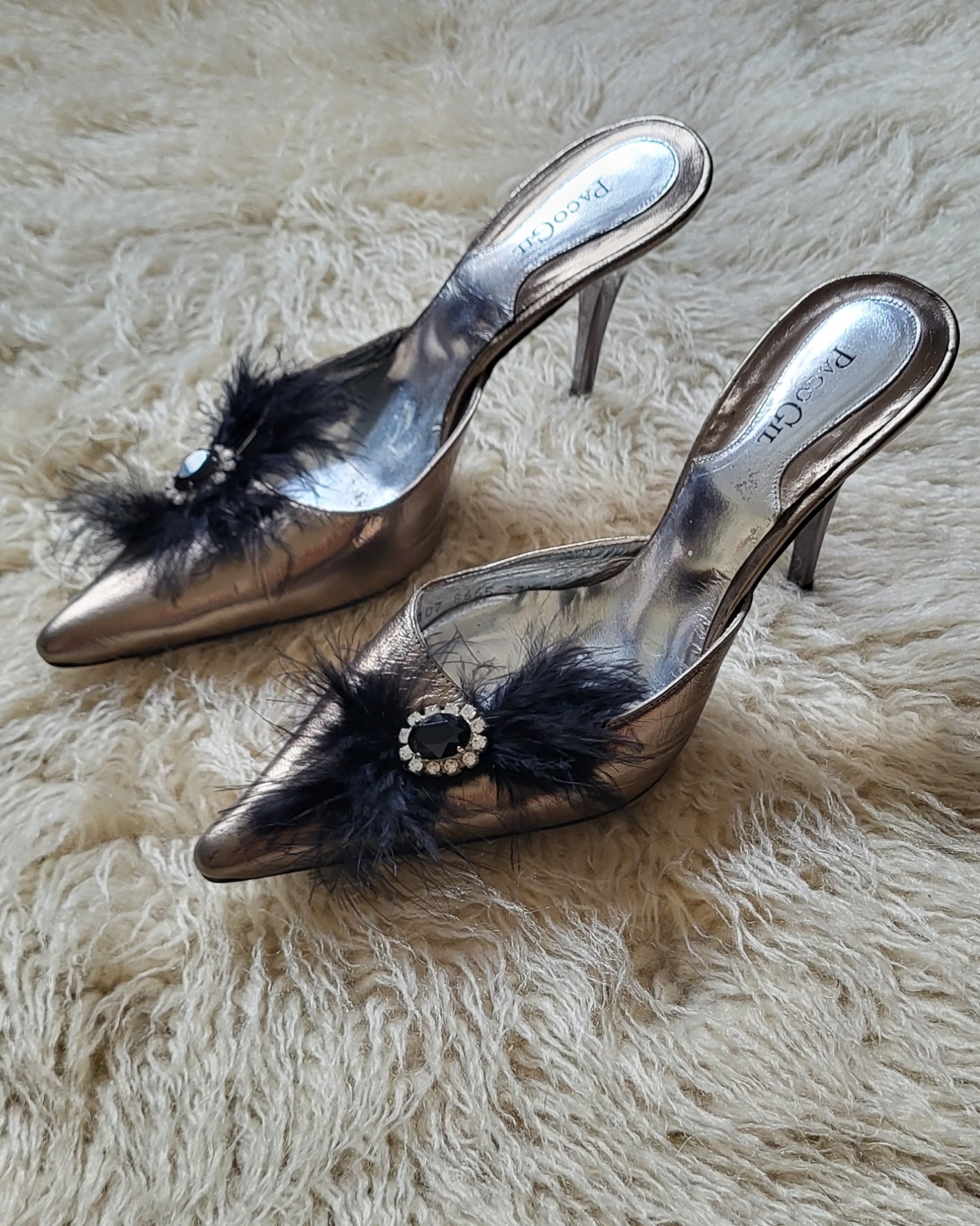 Feather mules. Size 37.5