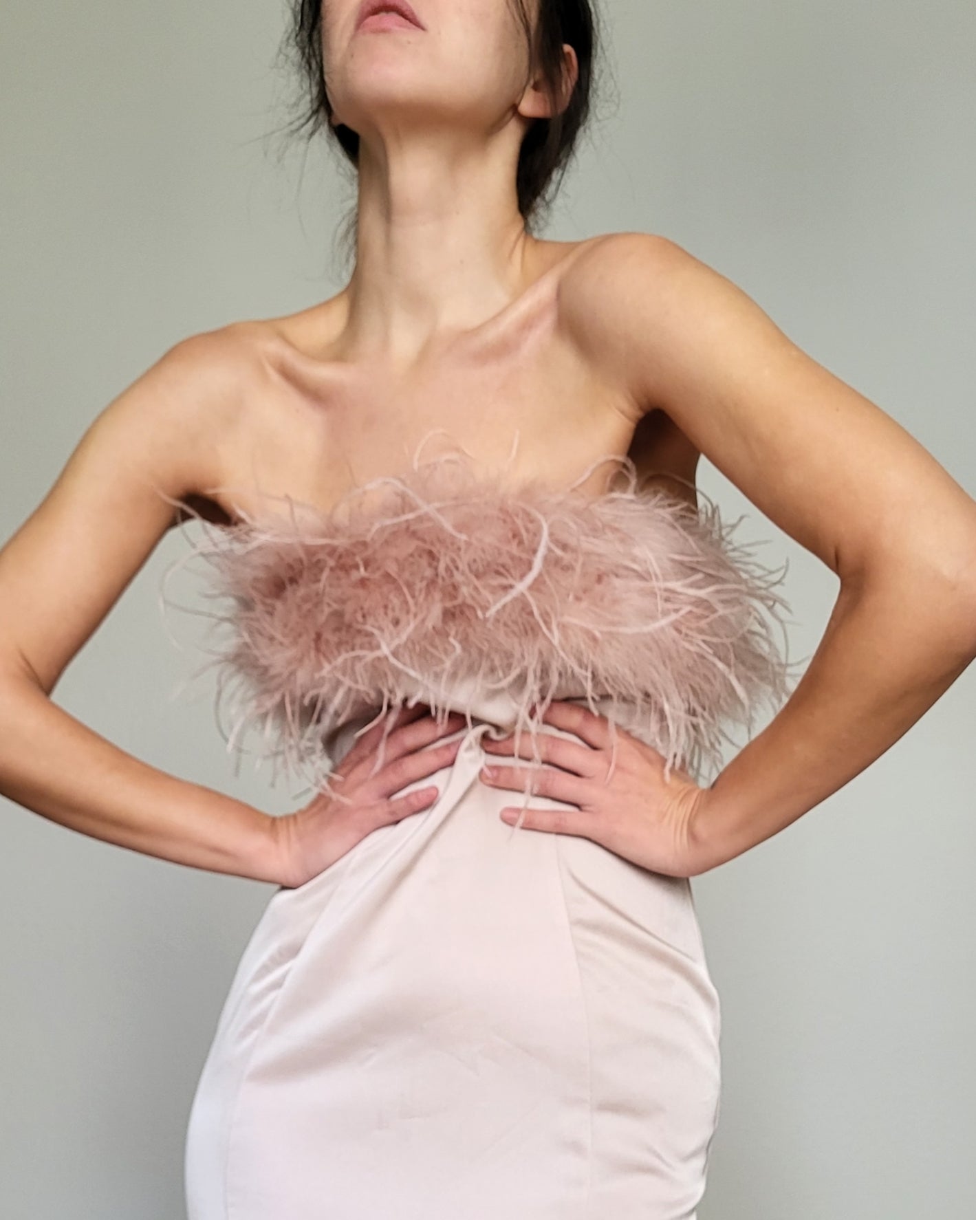Pale pink feathers