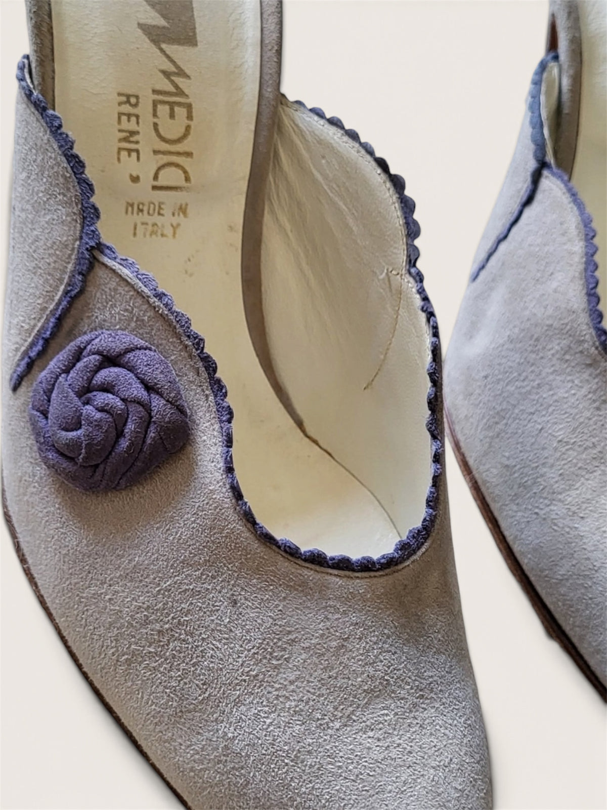 1980s Monroe mules. Size 39.5