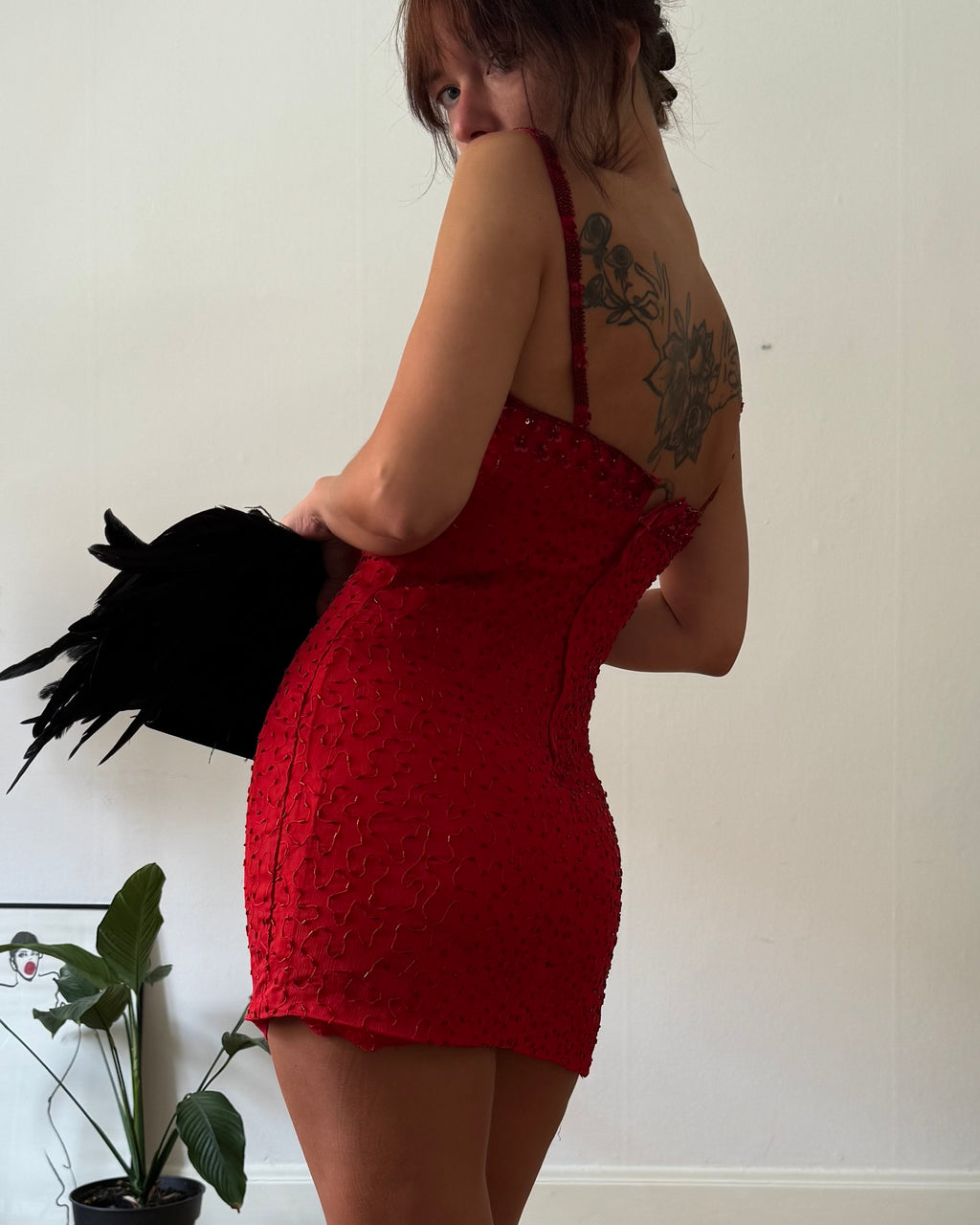 Silk floral mini