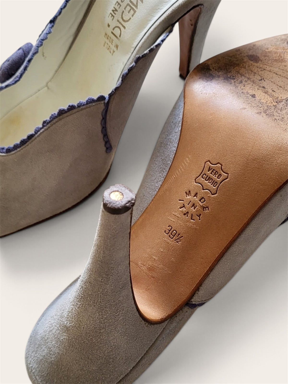 1980s Monroe mules. Size 39.5