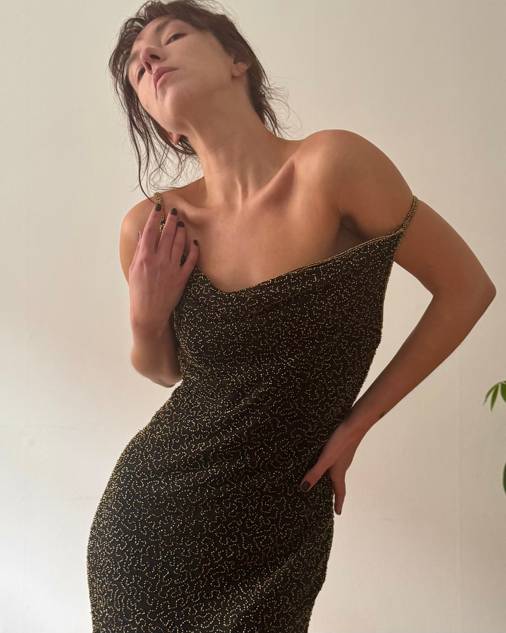 1990s Golden gown