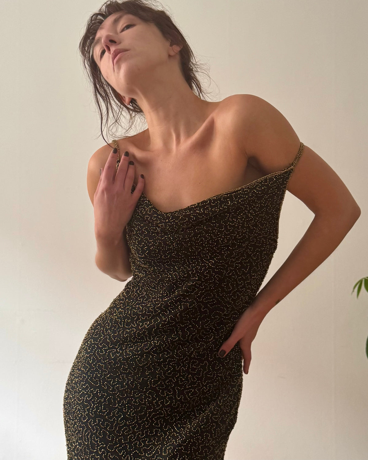 1990s Golden gown