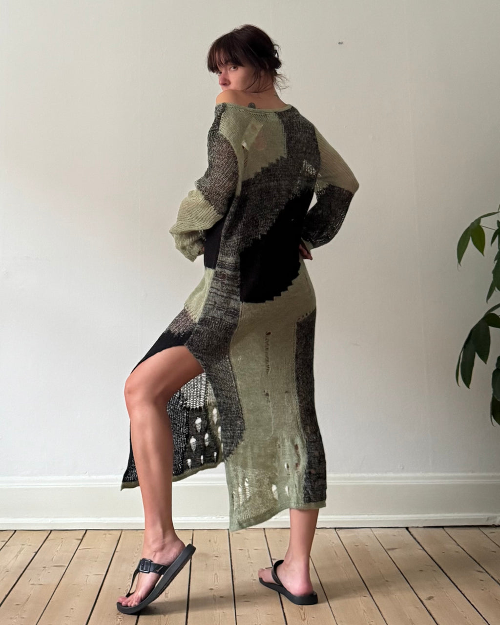 Knitted green