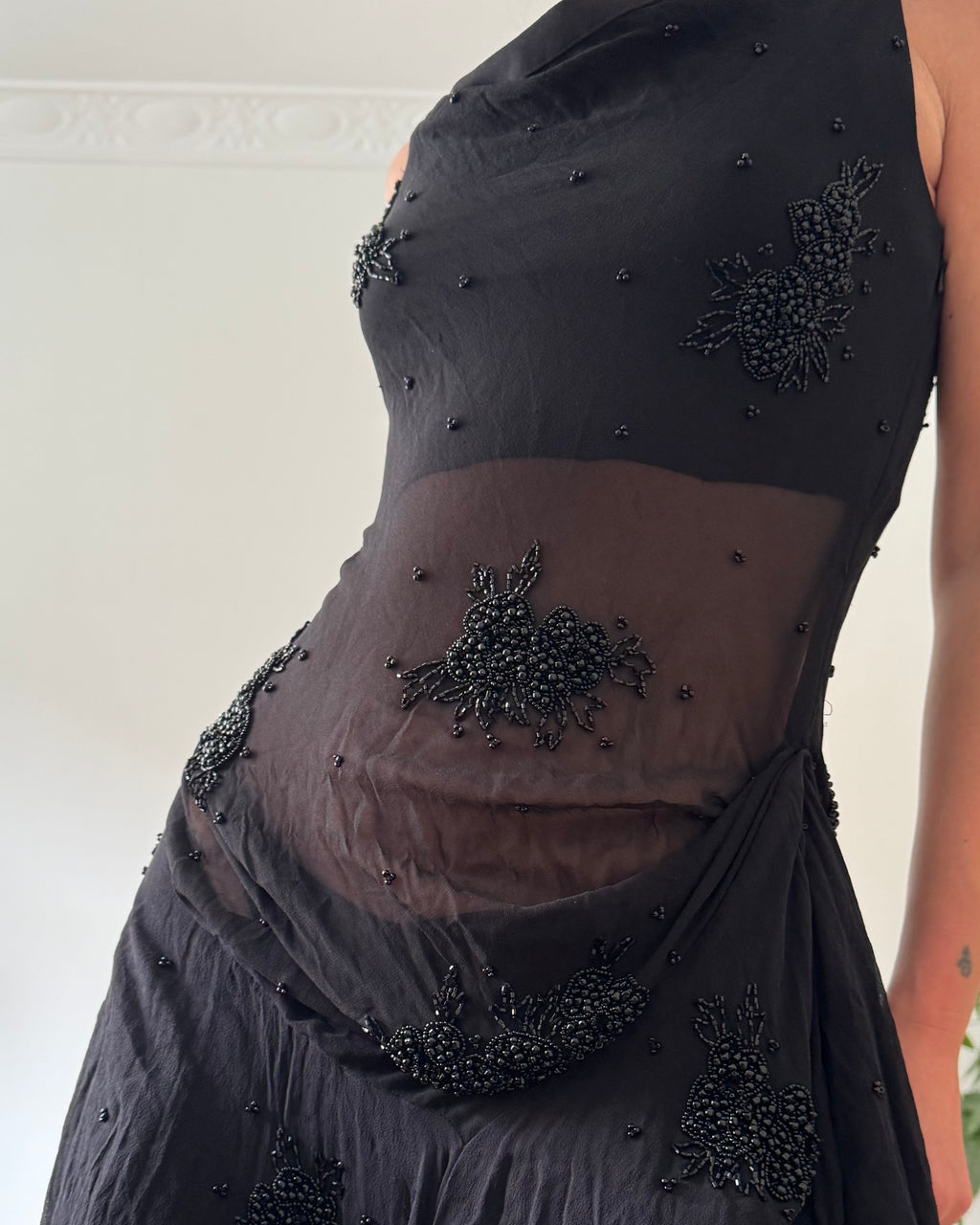 90s sheer silk