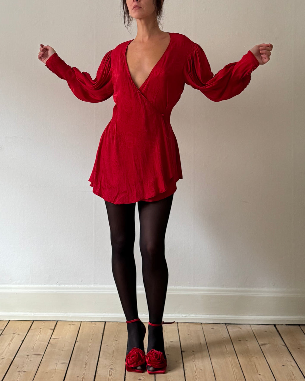Wraparound silk