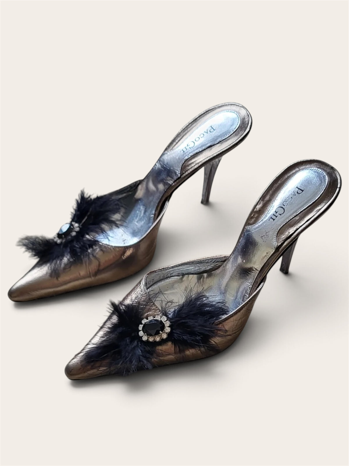 Feather mules. Size 37.5