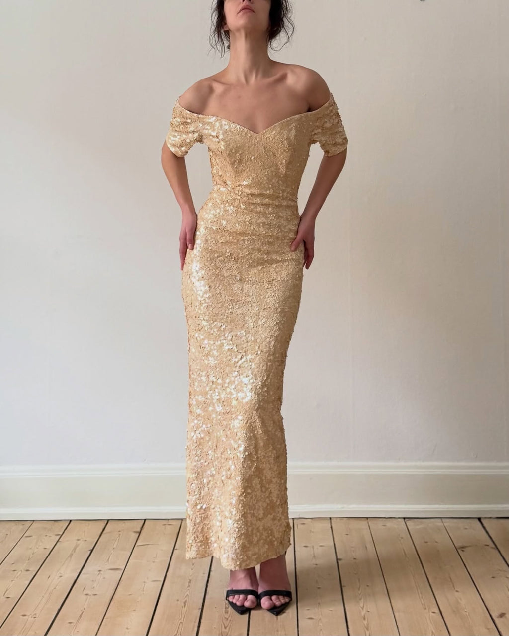 Sequins snake skin