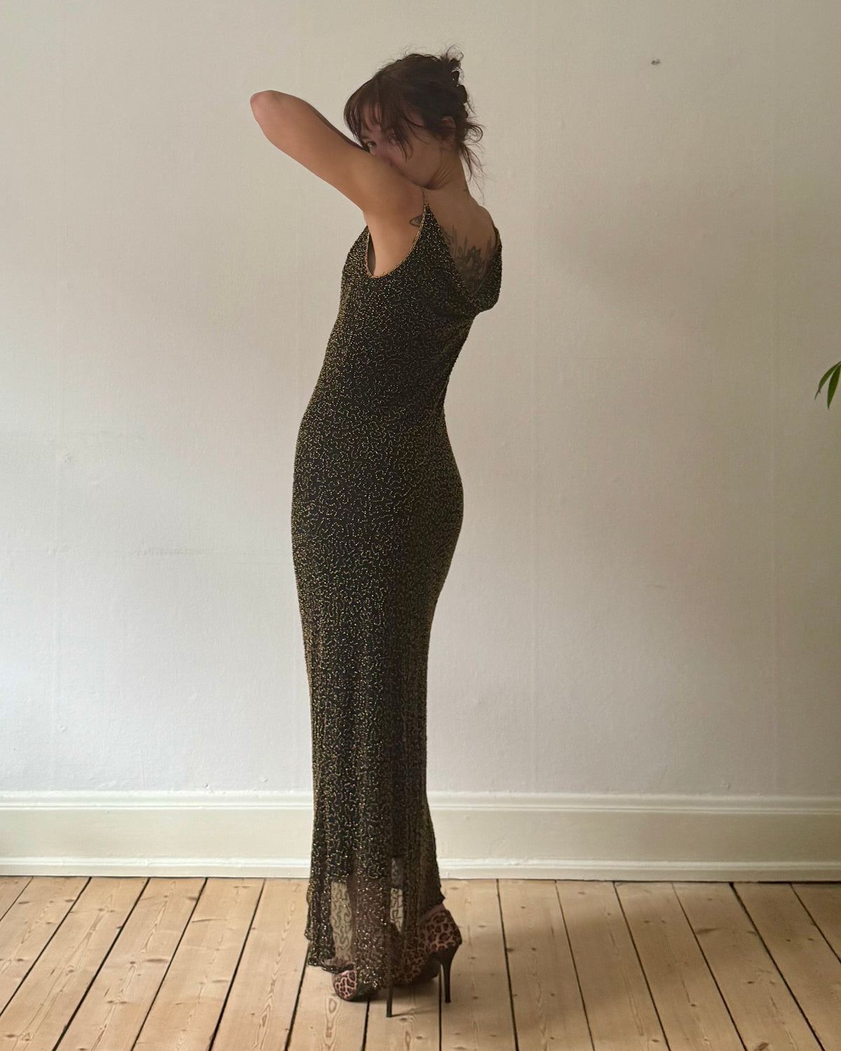 1990s Golden gown