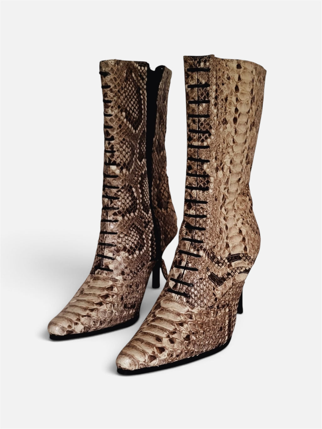 Y2K crocodile boots. Size 39/40