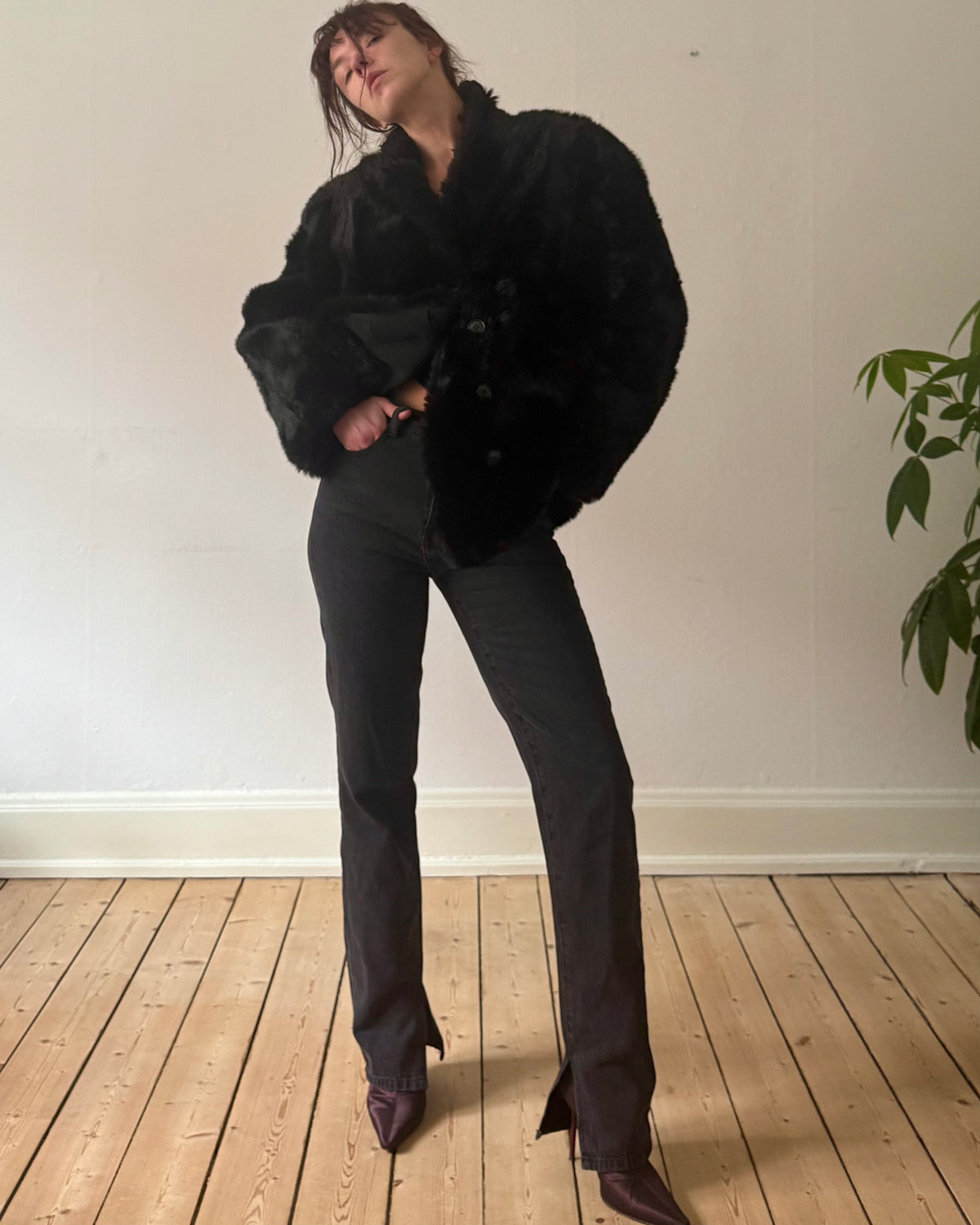 1980s fur jacket