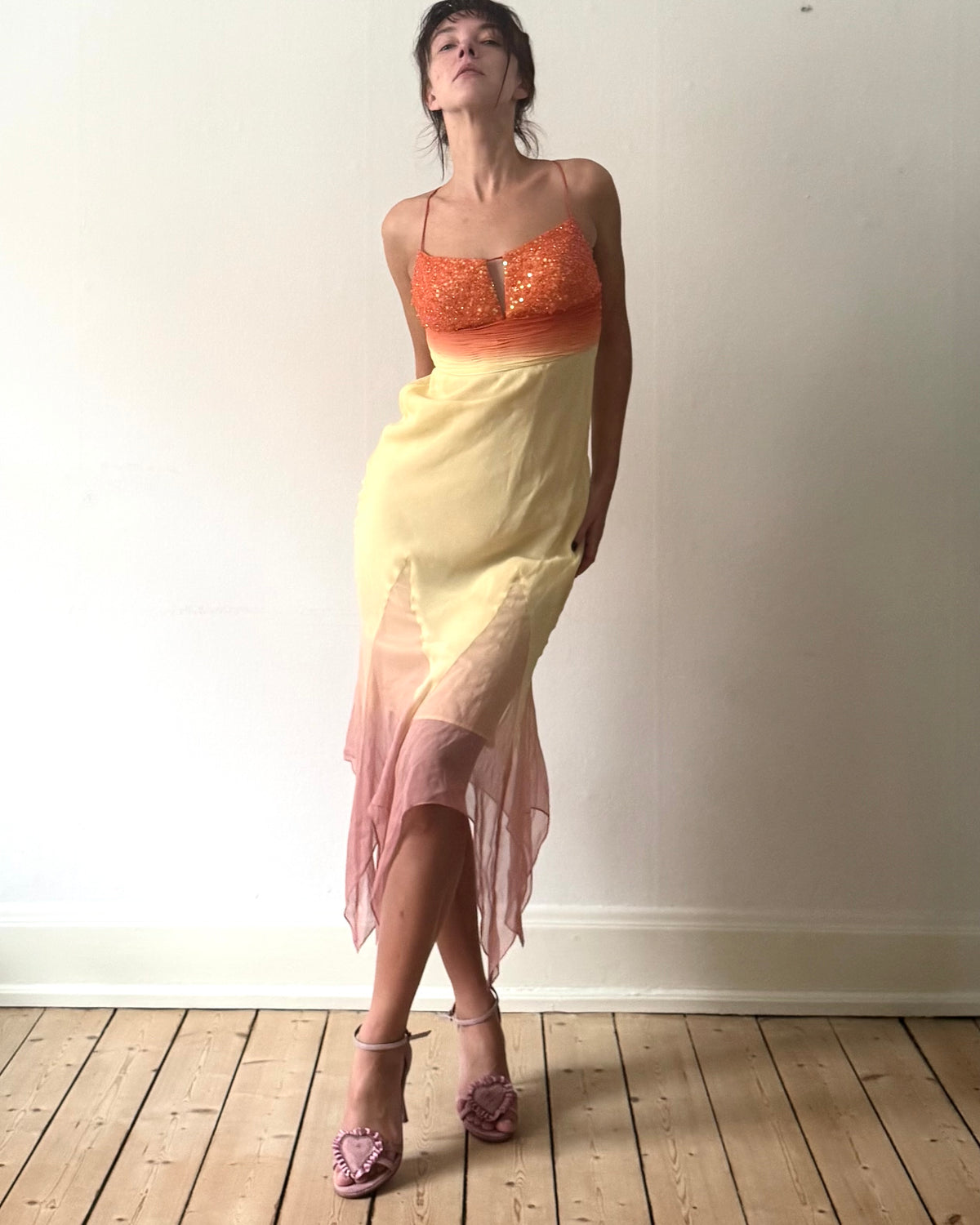 1990s sunset dress