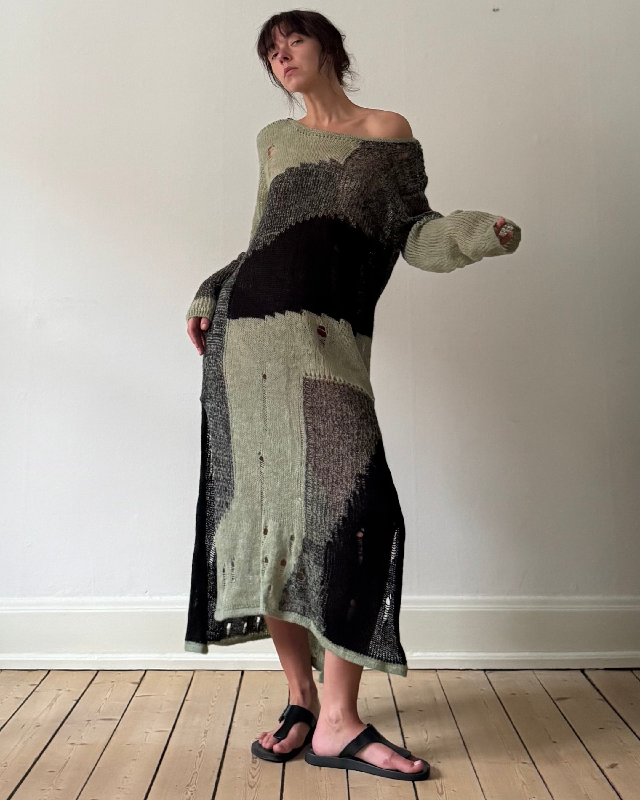 Knitted green
