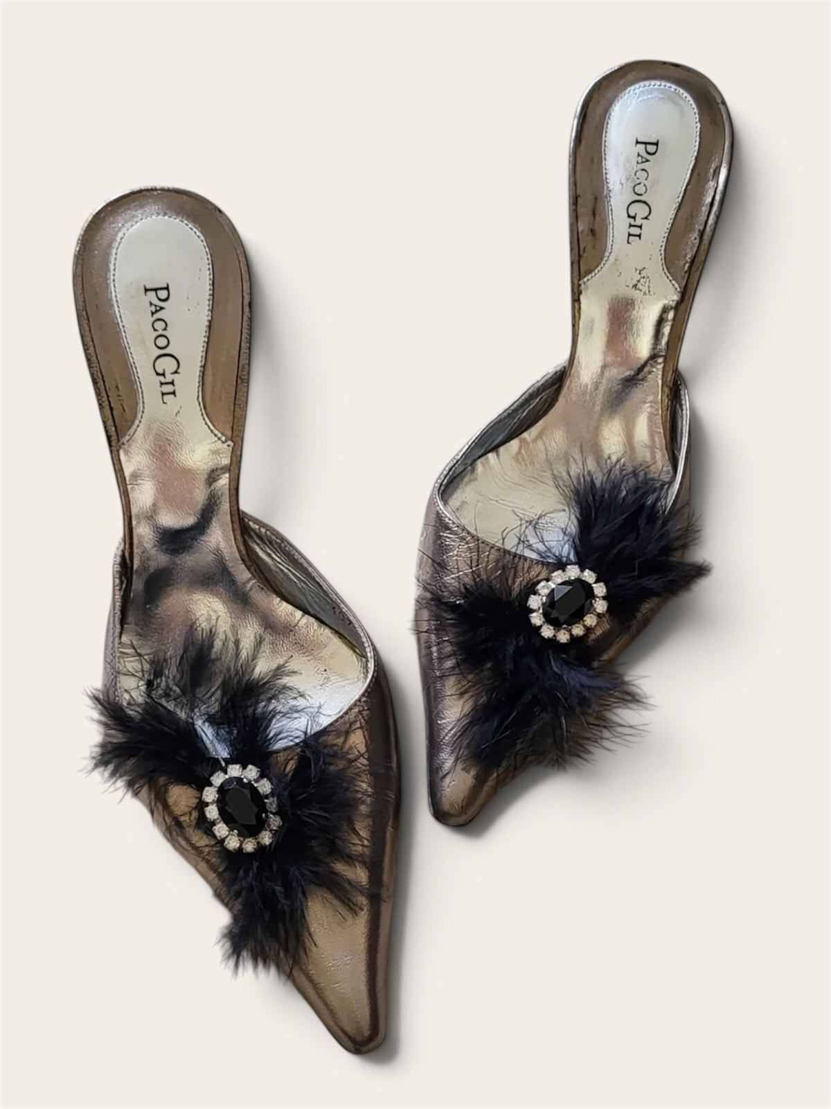 Feather mules. Size 37.5