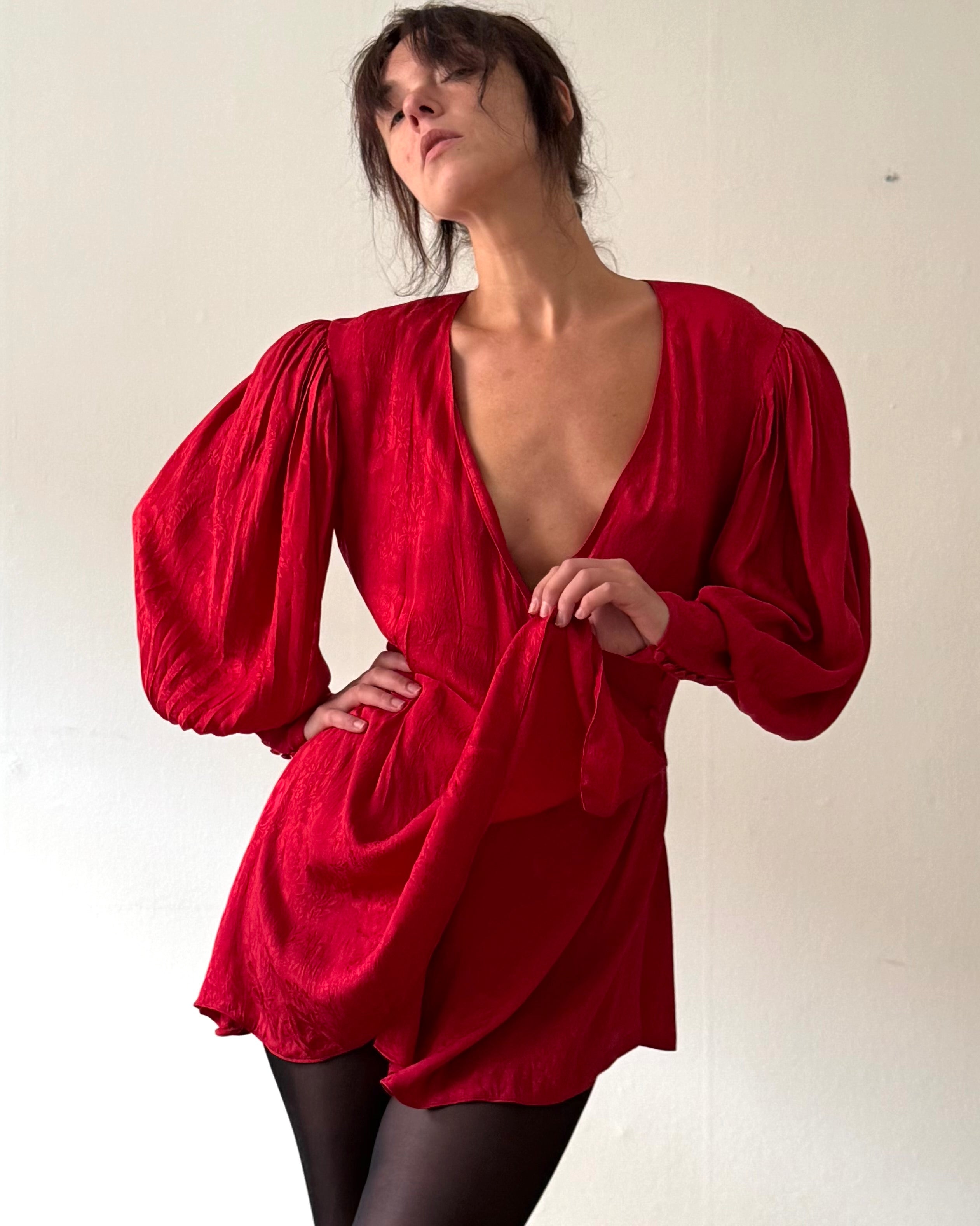 Wraparound silk