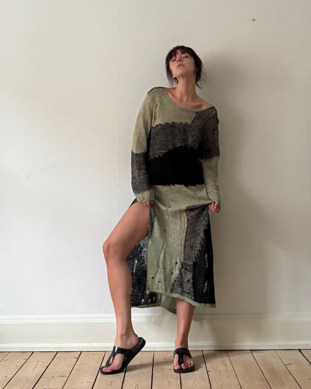 Knitted green