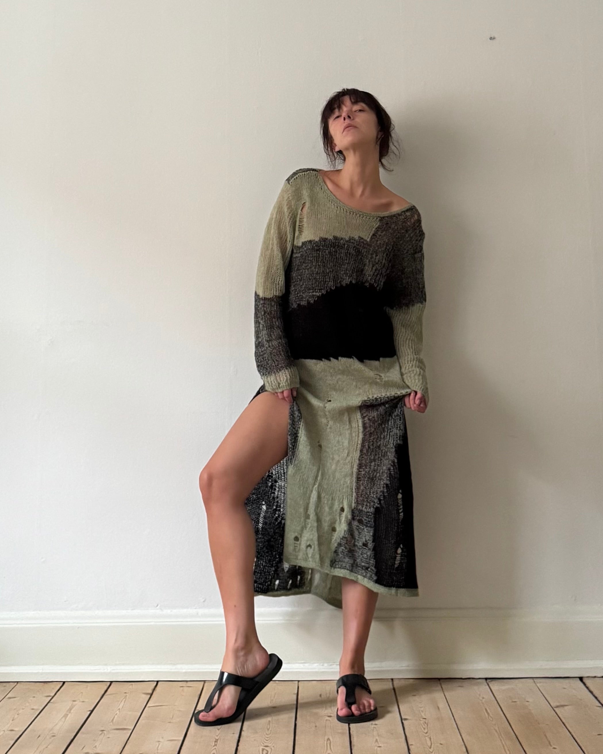 Knitted green
