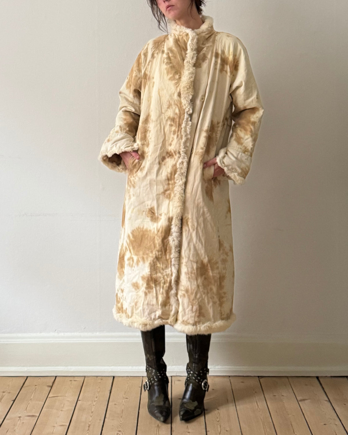 Tie-dye coat