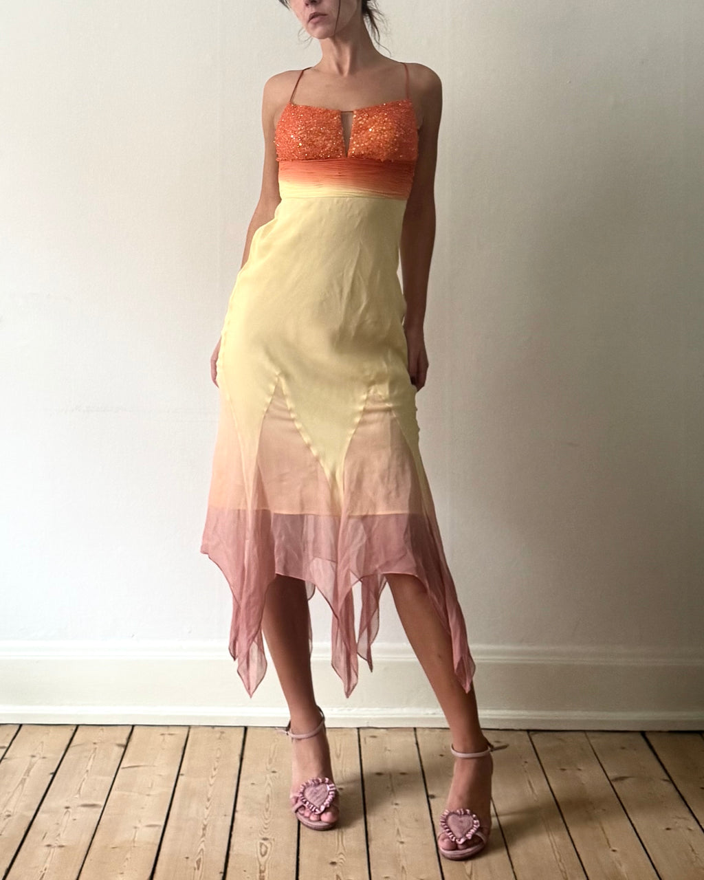 1990s sunset dress