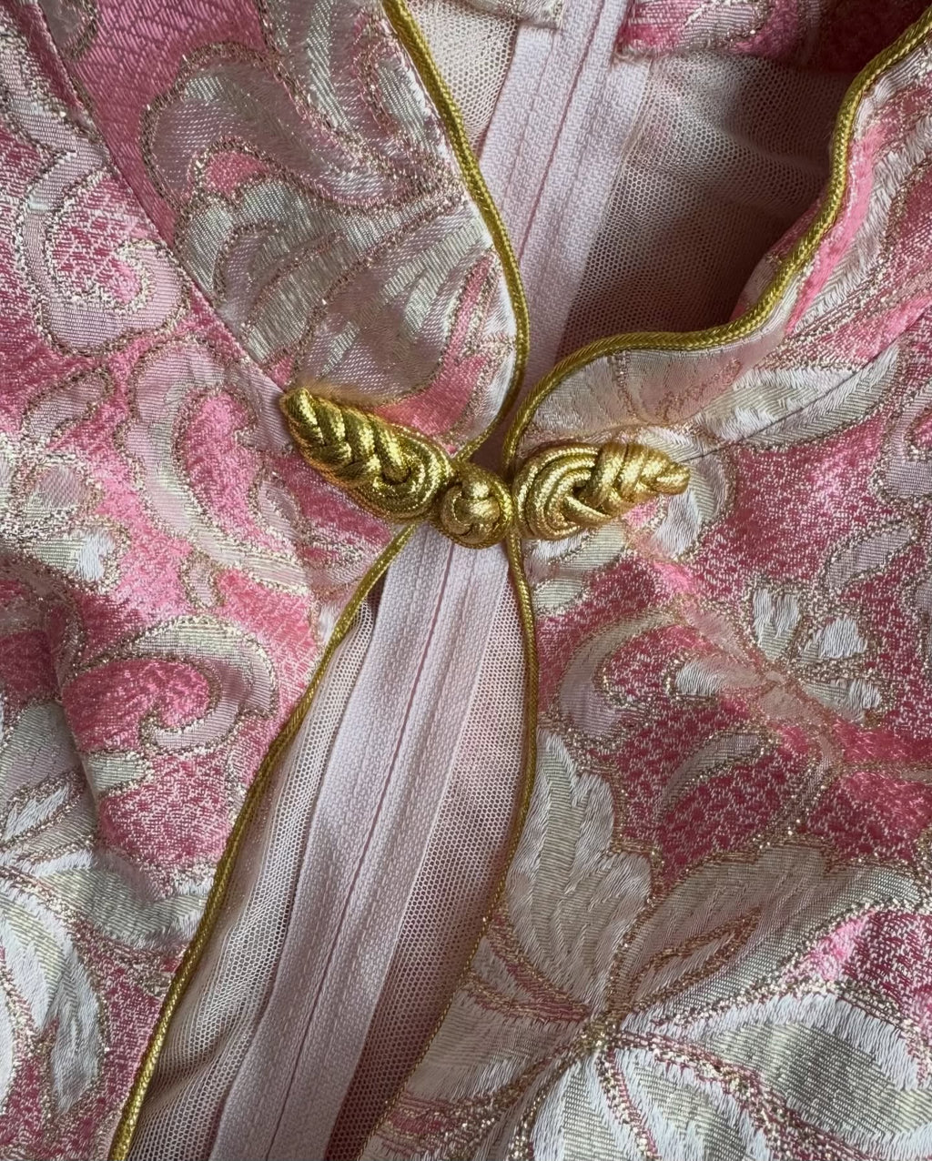 Pink cheongsam
