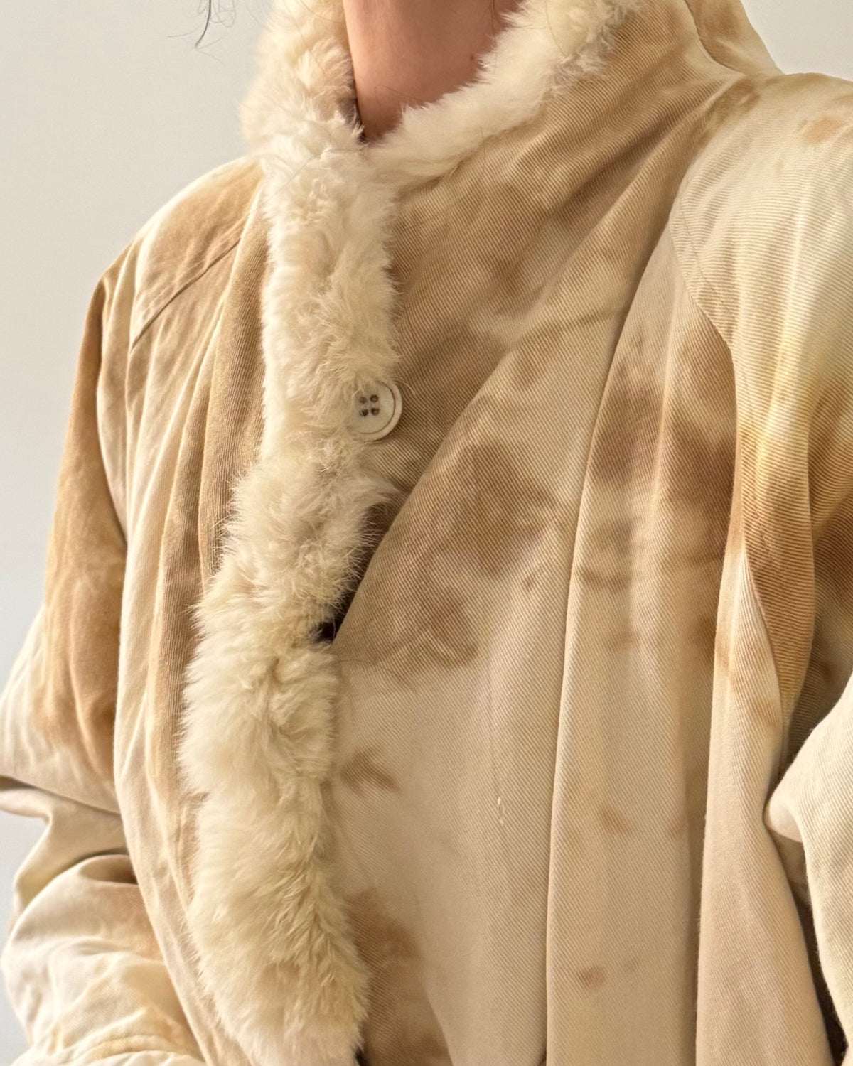 Tie-dye coat