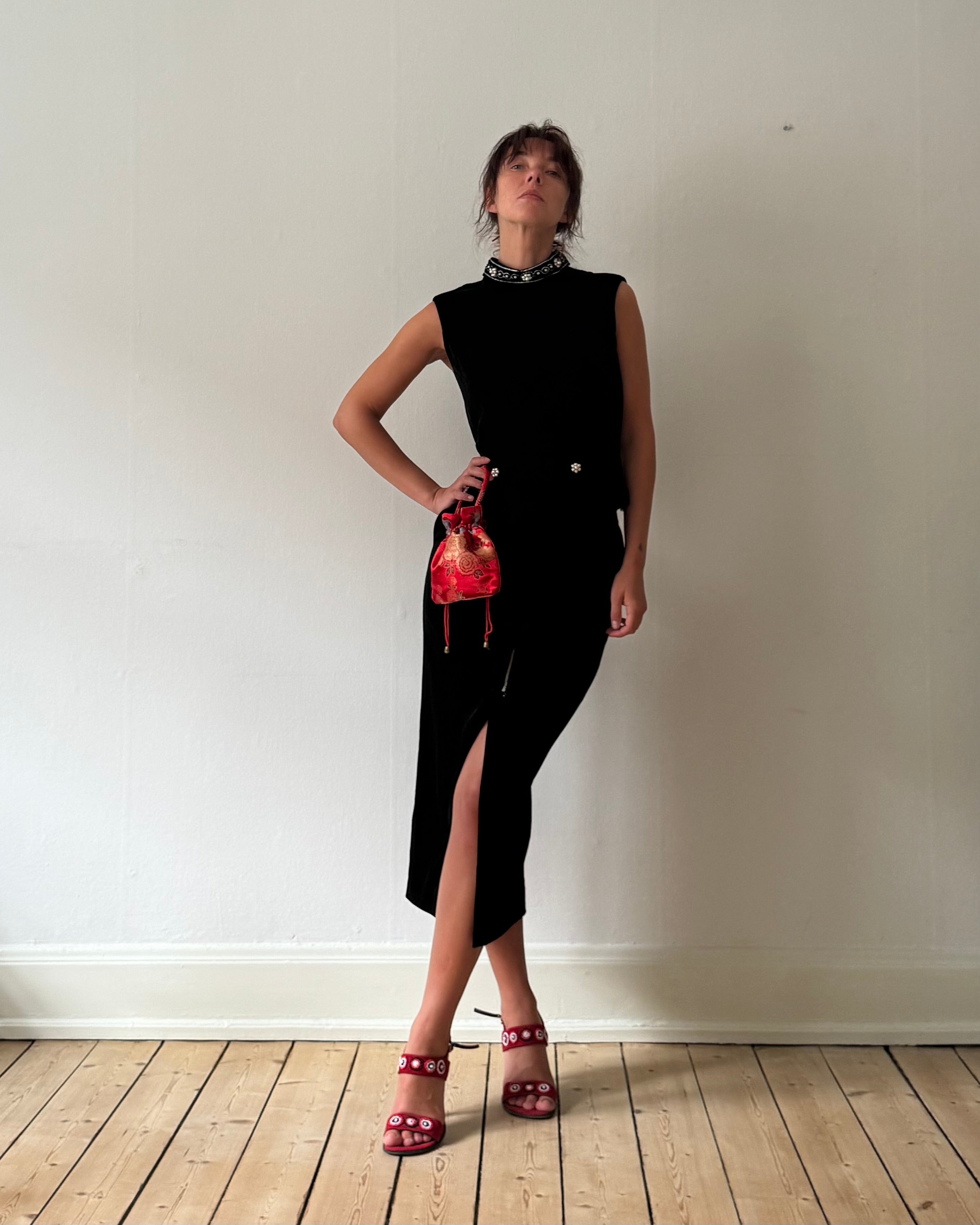 Chinese velour set