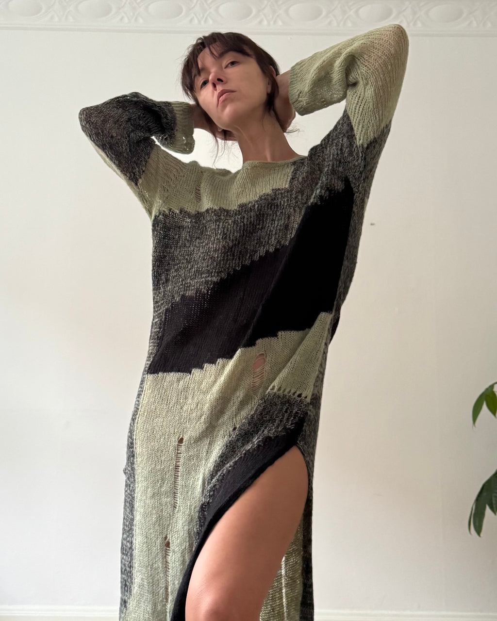 Knitted green