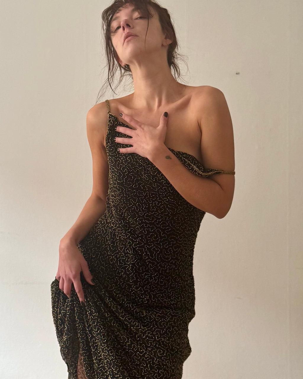 1990s Golden gown