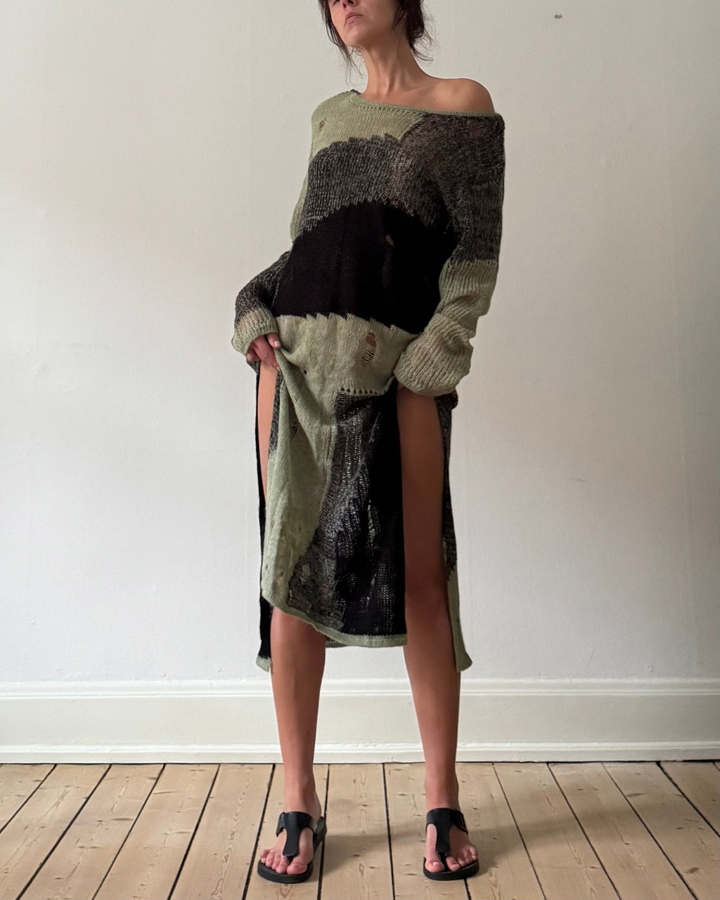 Knitted green