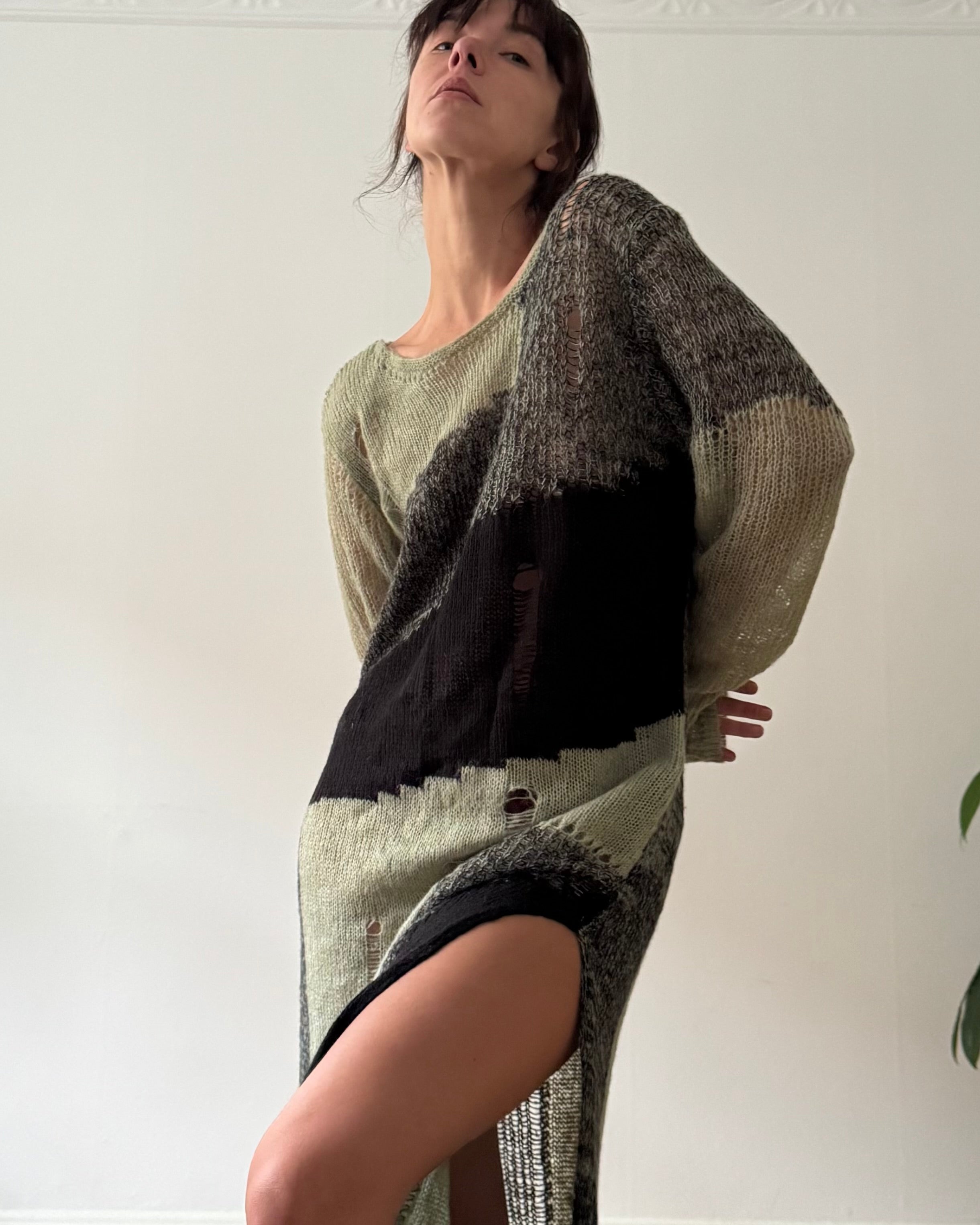 Knitted green