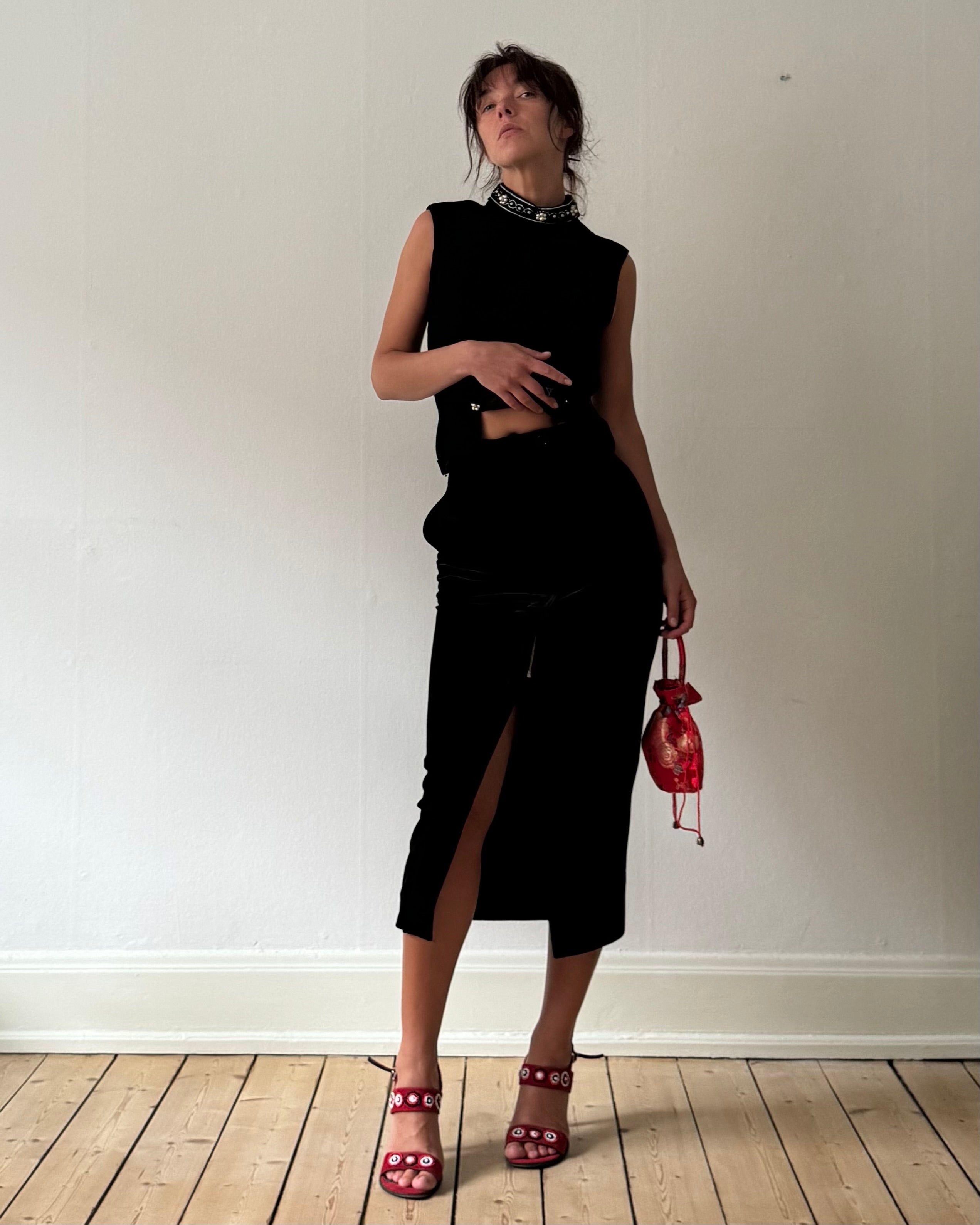 Chinese velour set