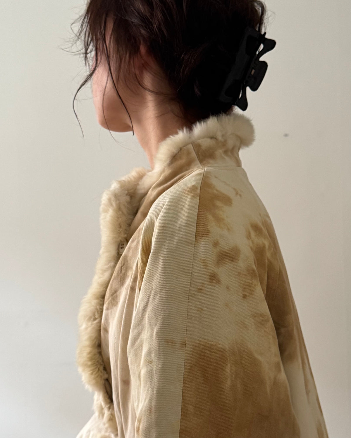 Tie-dye coat