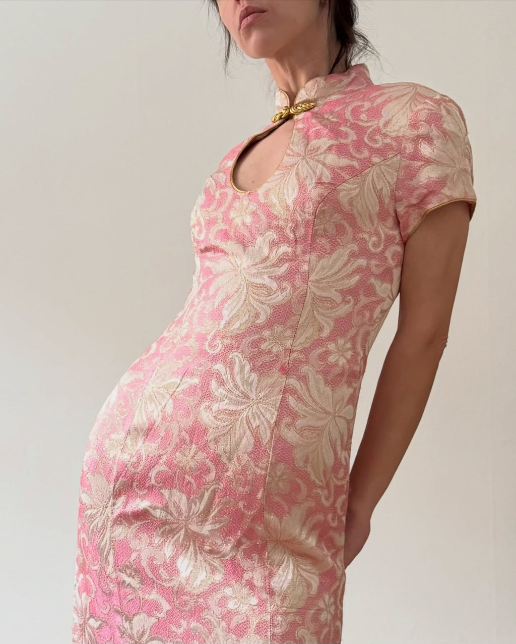Pink cheongsam