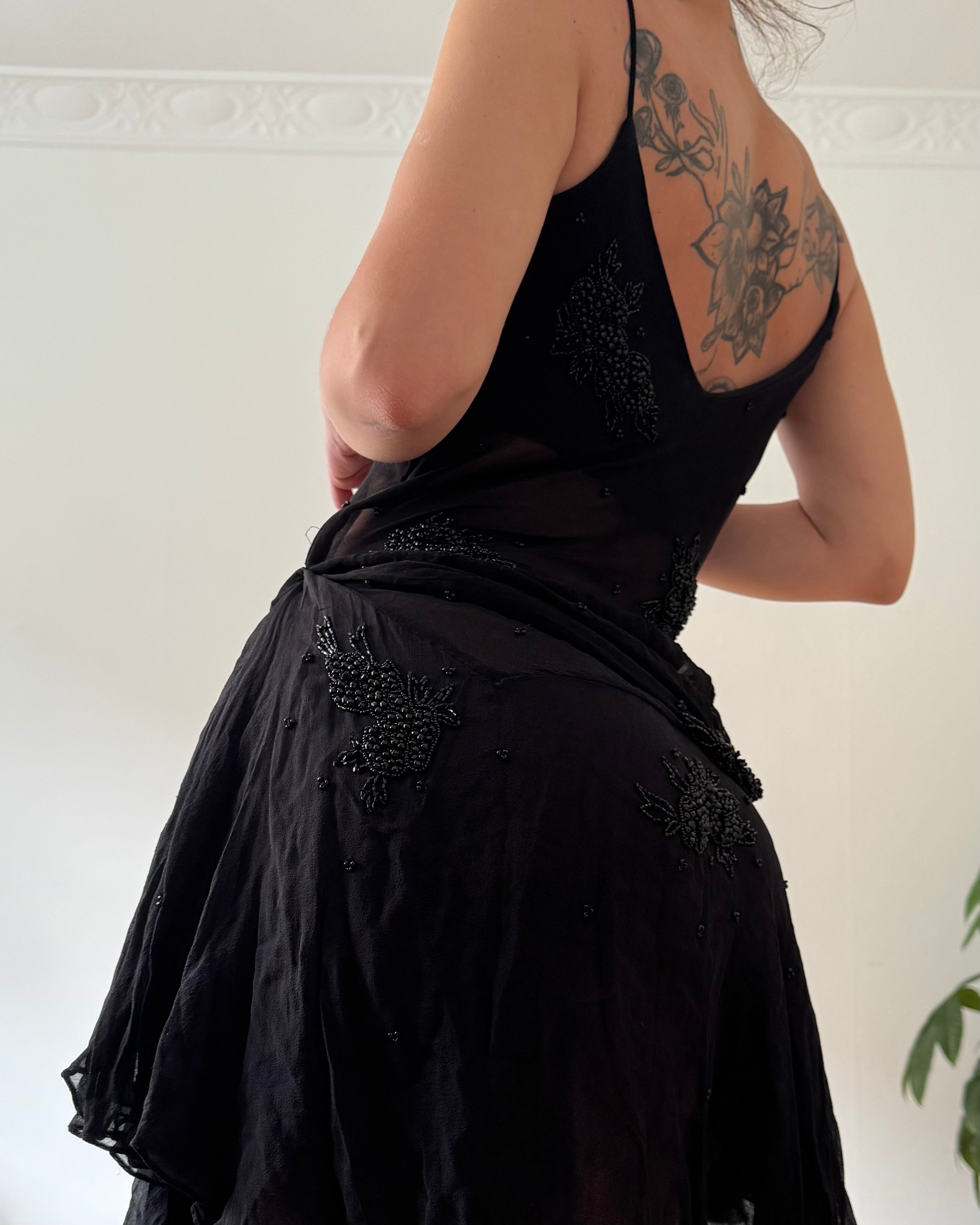 90s sheer silk