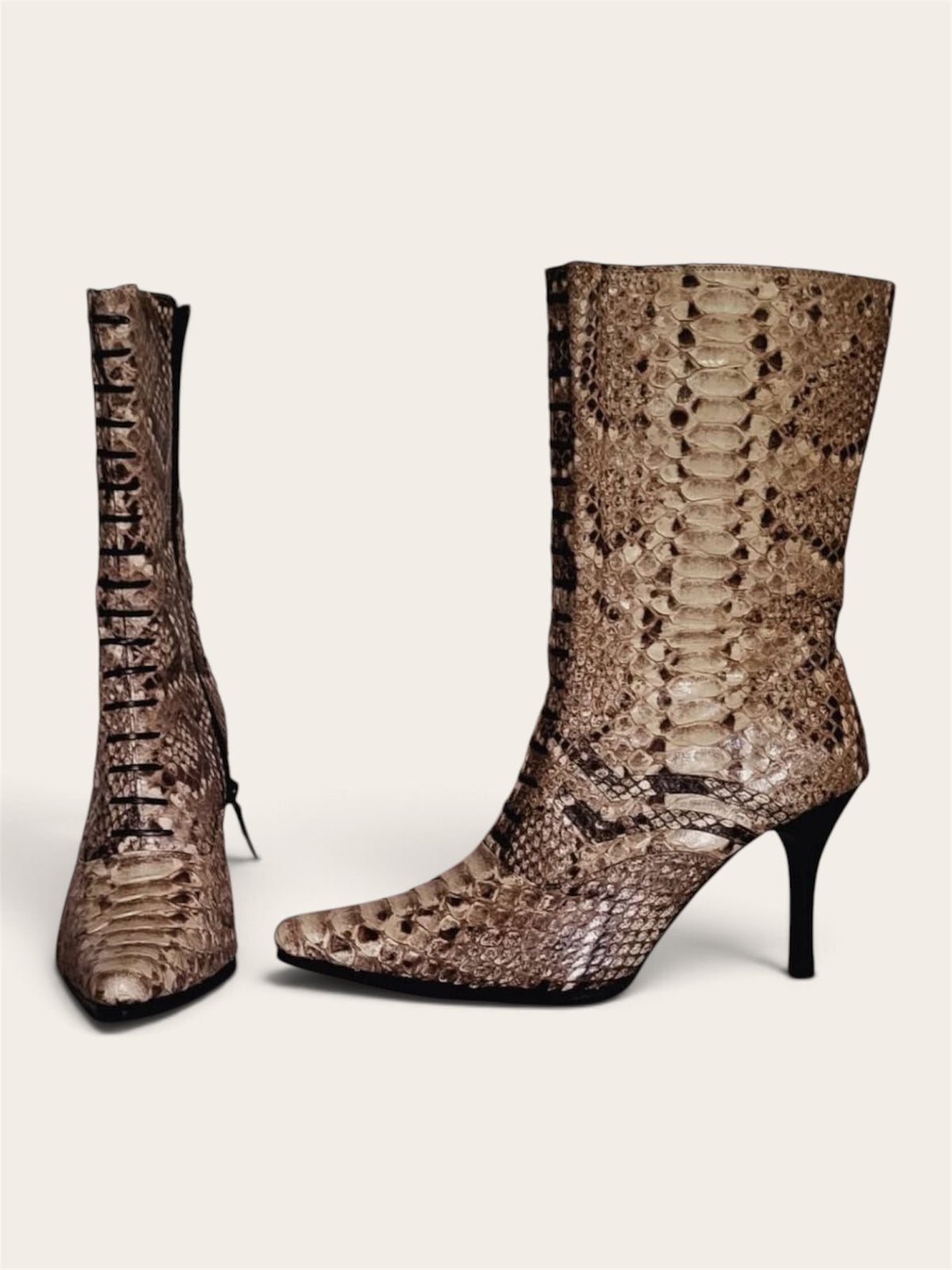 Y2K crocodile boots. Size 39/40
