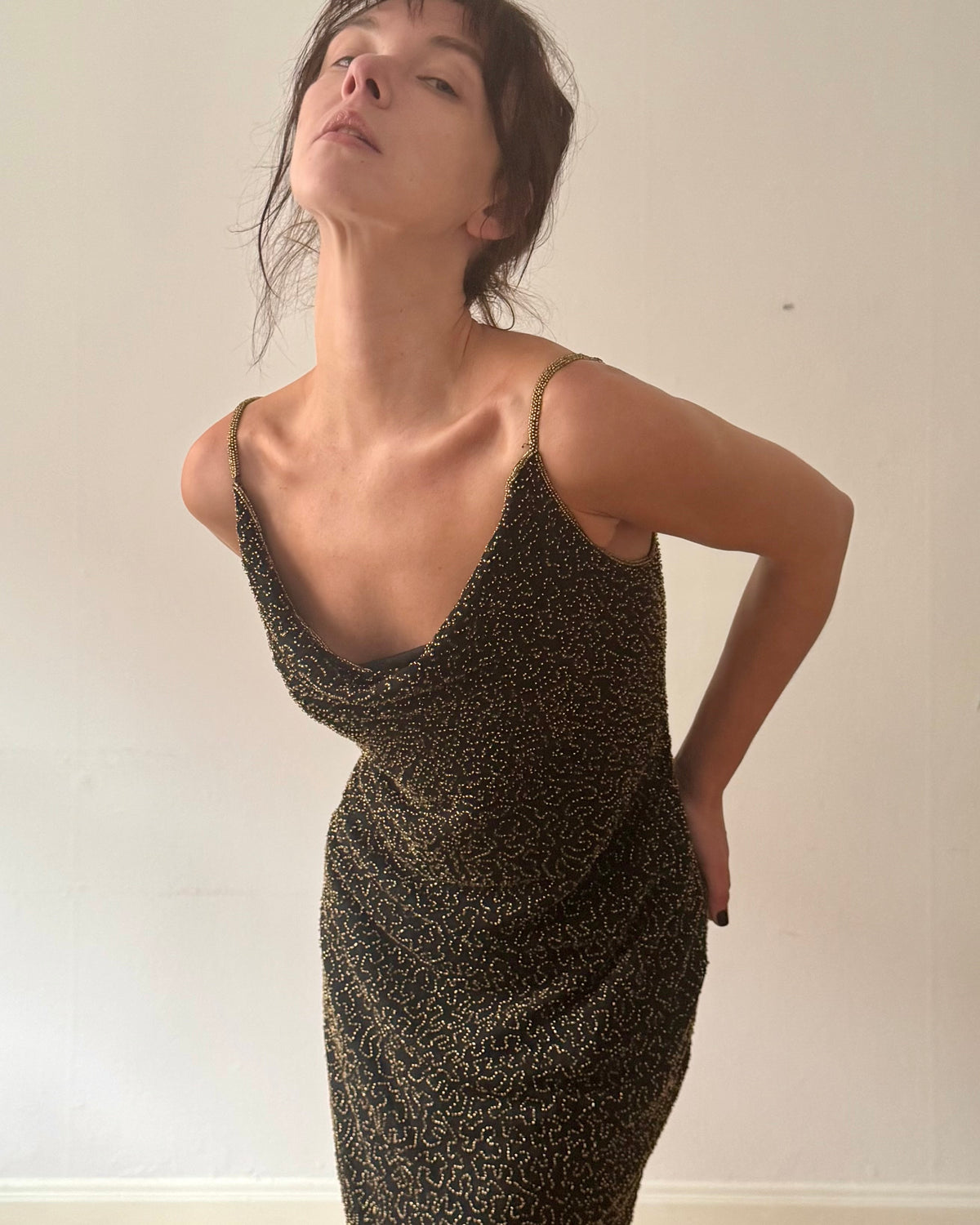 1990s Golden gown