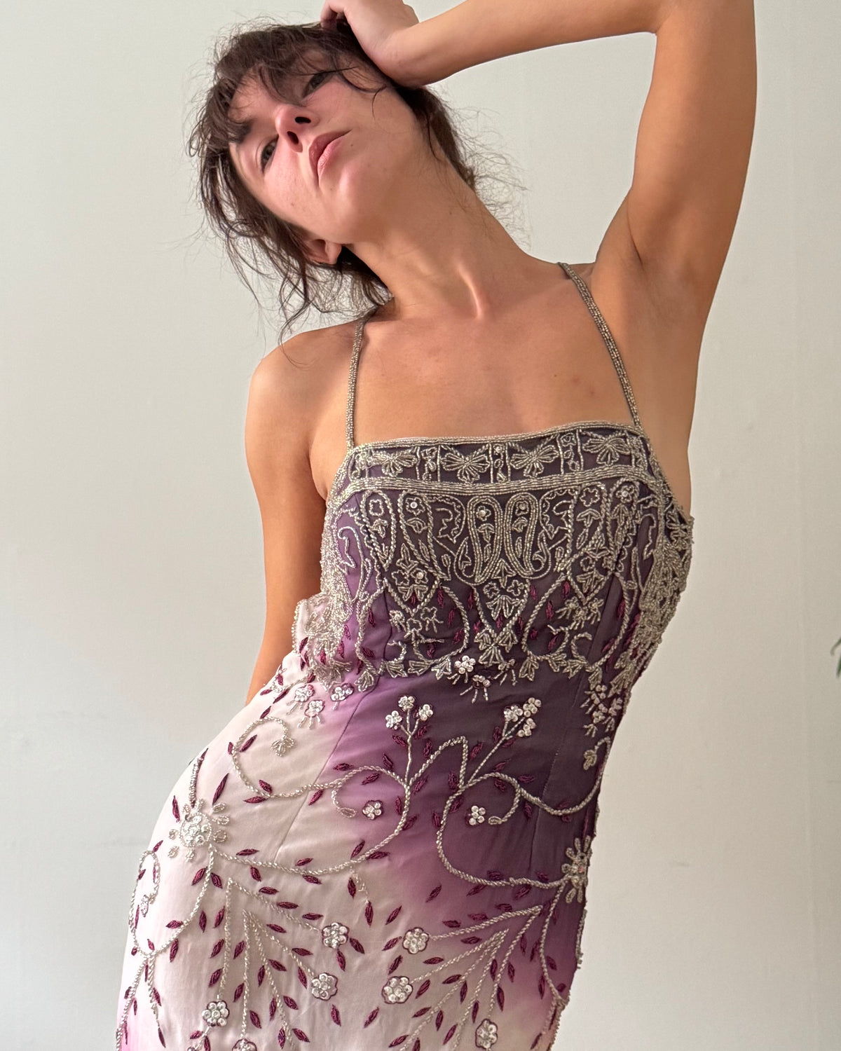 1990s Ombré silk