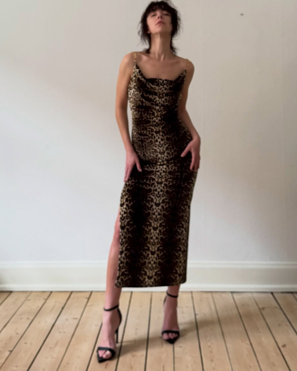 Leopard velour