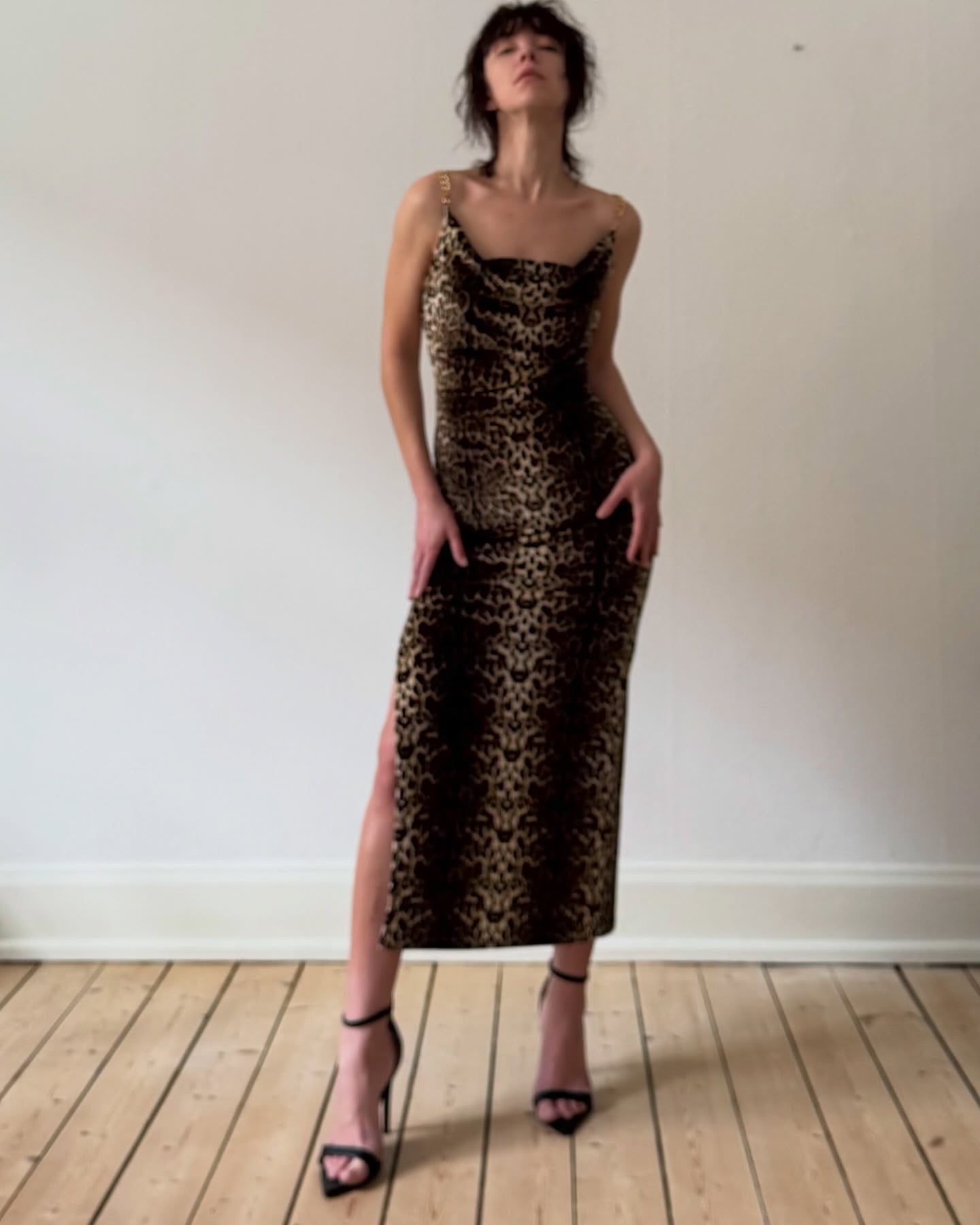 Leopard velour