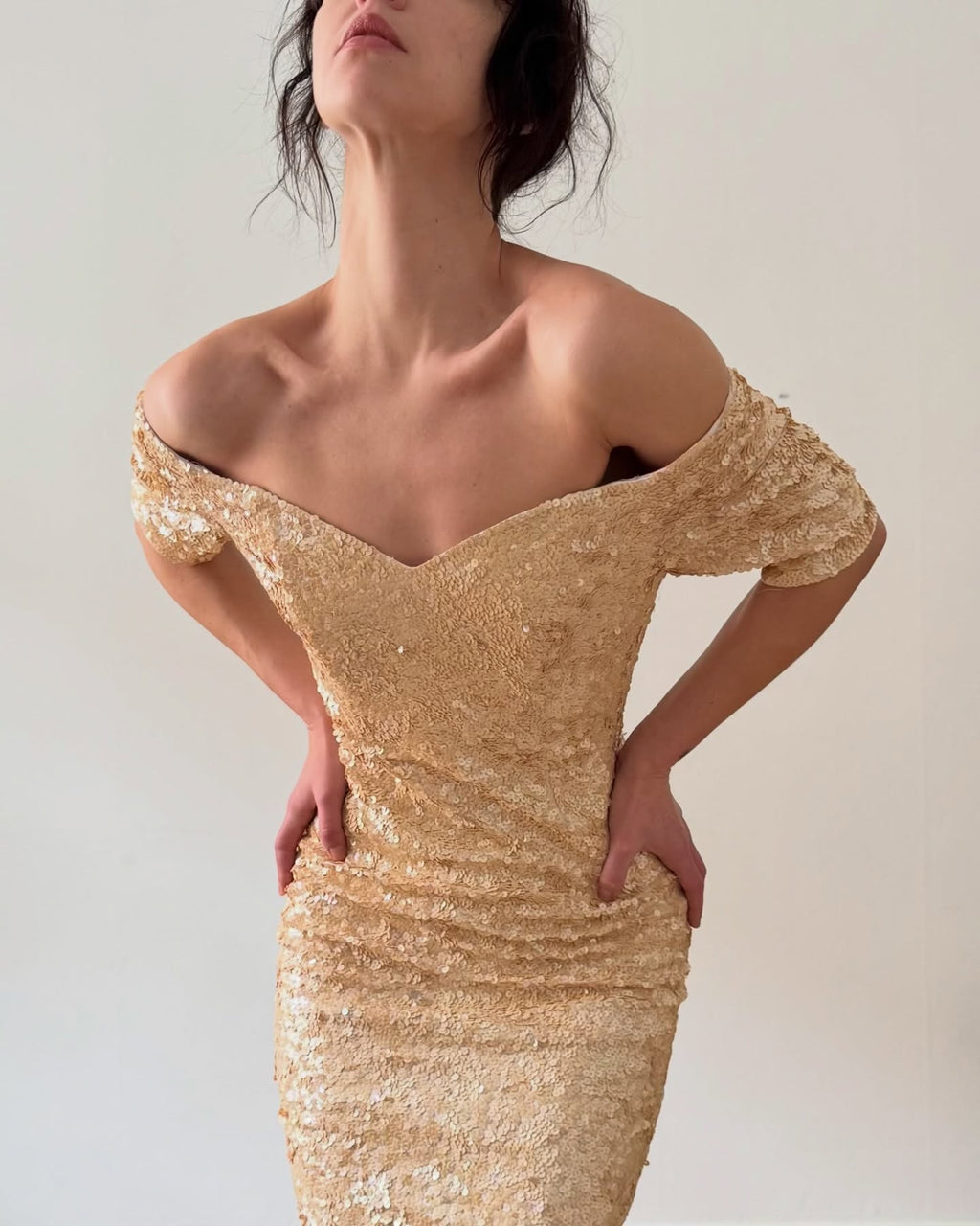 Sequins snake skin