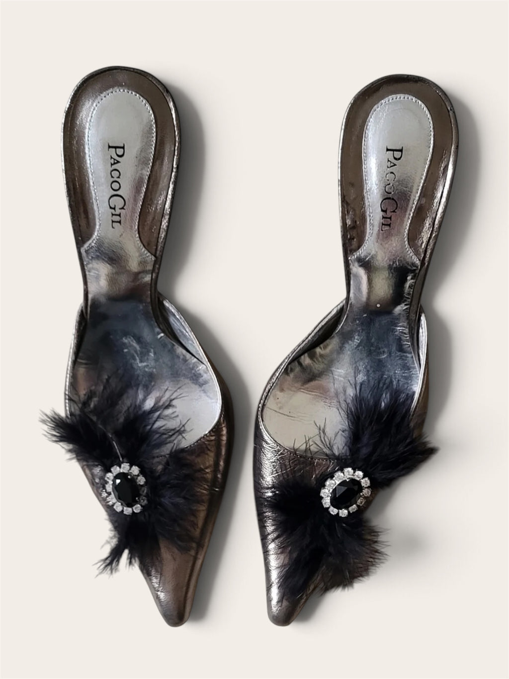 Feather mules. Size 37.5