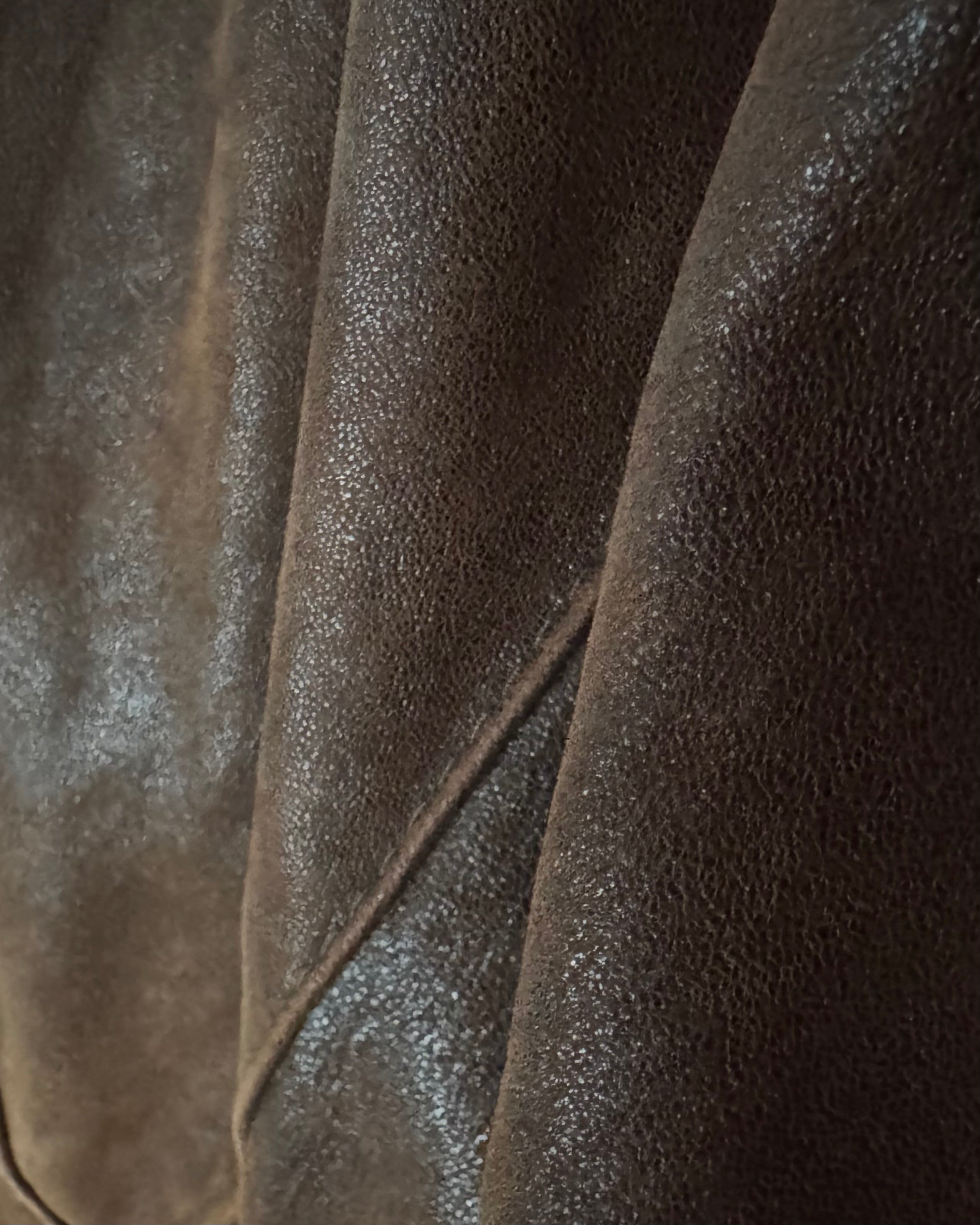 Leather coat