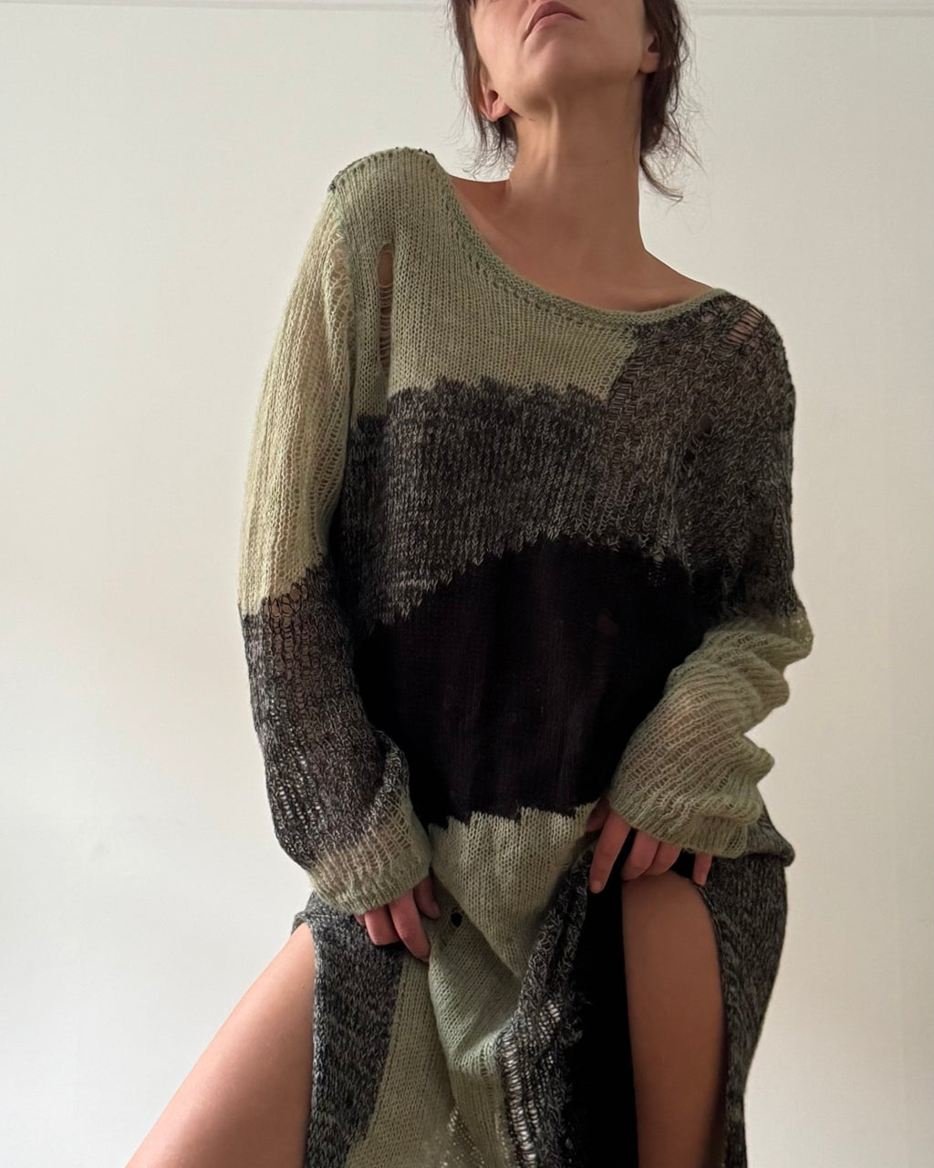Knitted green