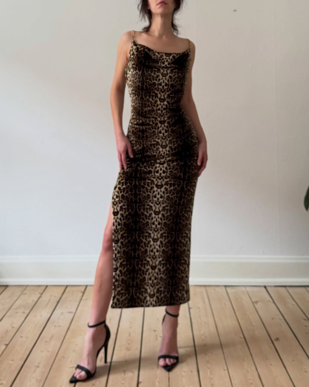 Leopard velour