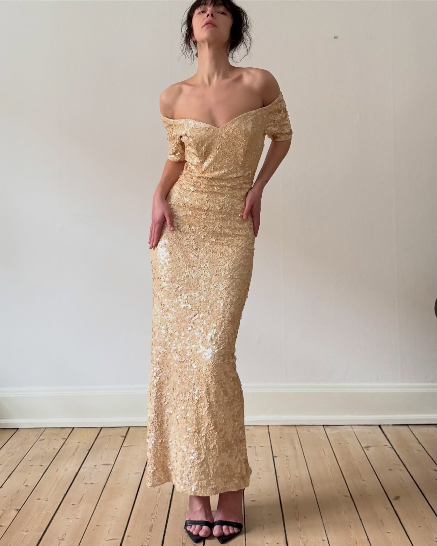 Sequins snake skin